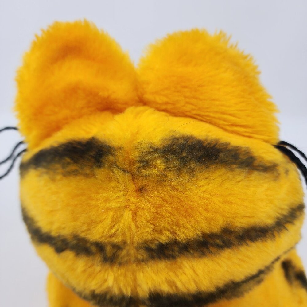 Vtg 1981 Dakin Garfield Cat Sitting 9" Plush Shredded Clippings Stuffed Animal - Picture 12 of 15